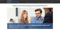 Desktop Screenshot of elternsprechtag-online.com