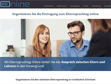 Tablet Screenshot of elternsprechtag-online.com